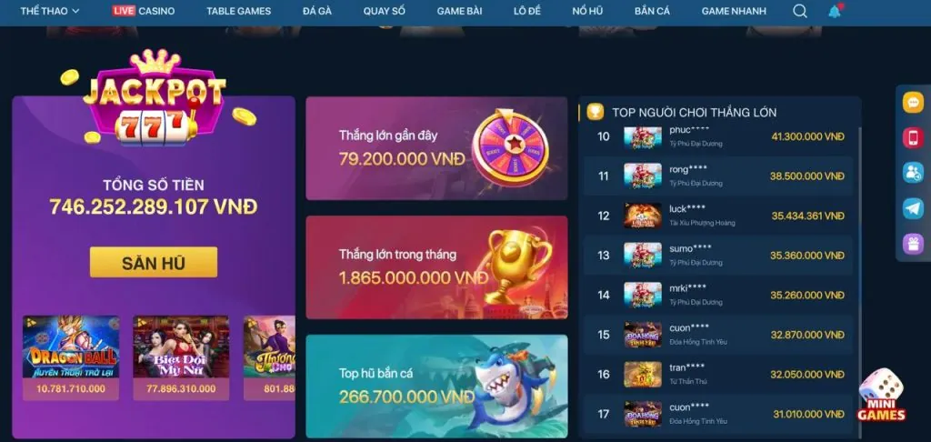 Đa dạng trò chơi sòng bạc trực tuyến tại FP88